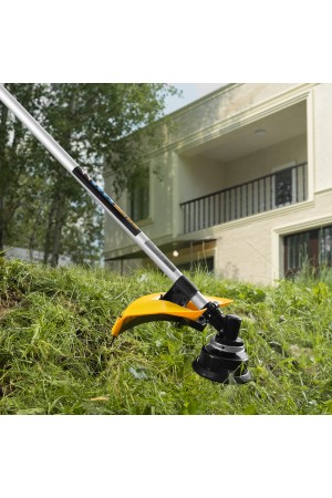 Триммер бензиновый DT 33, 33 см3, 1.8 л. с, неразъемная штанга, состоит из 2 частей Denzel