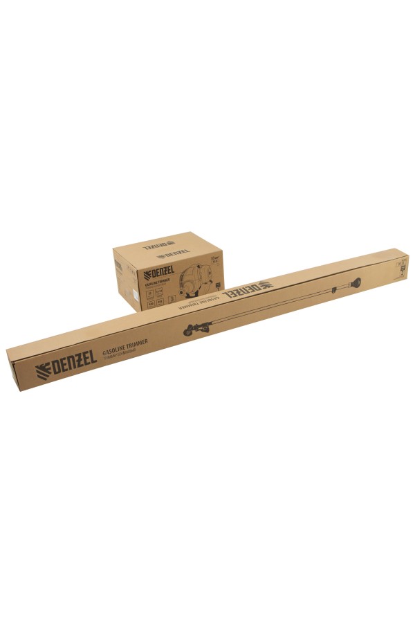Триммер бензиновый DT 33, 33 см3, 1.8 л. с, неразъемная штанга, состоит из 2 частей Denzel