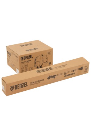 Триммер бензиновый DT 33S, 33 см3, 1.8 л. с, разъемная штанга, состоит из 2 частей Denzel