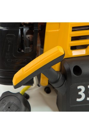 Триммер бензиновый DT 33S, 33 см3, 1.8 л. с, разъемная штанга, состоит из 2 частей Denzel