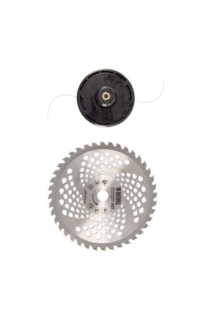 Триммер бензиновый DT 43, 43 см3, 2.5 л. с, неразъемная штанга, состоит из 2 частей Denzel