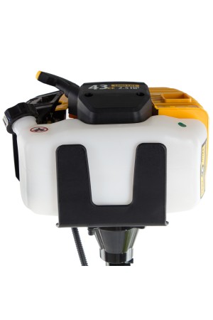 Триммер бензиновый DT 43, 43 см3, 2.5 л. с, неразъемная штанга, состоит из 2 частей Denzel