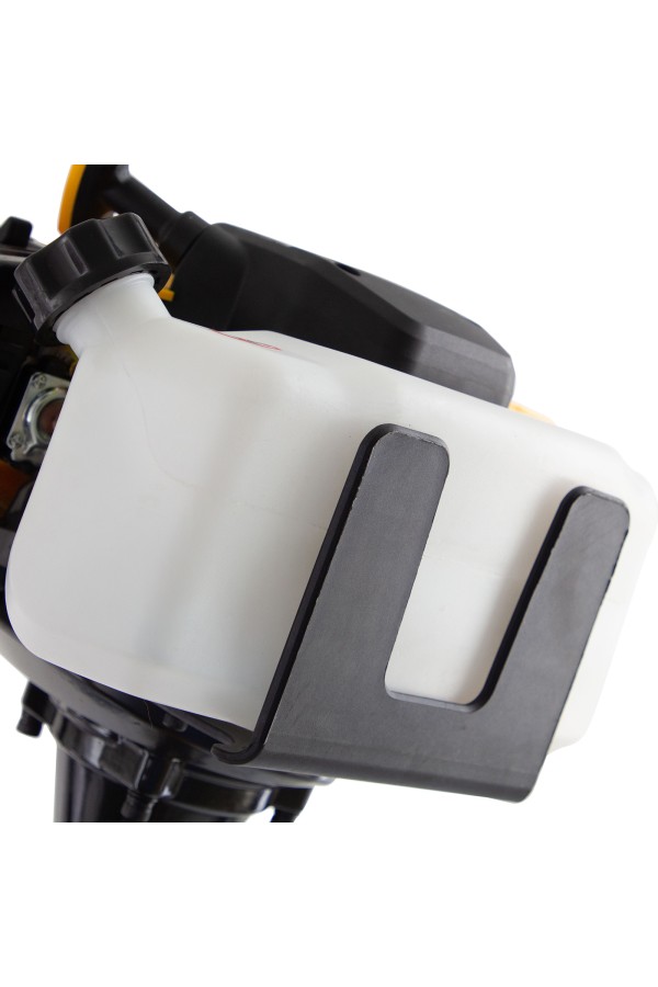 Триммер бензиновый DT 43, 43 см3, 2.5 л. с, неразъемная штанга, состоит из 2 частей Denzel