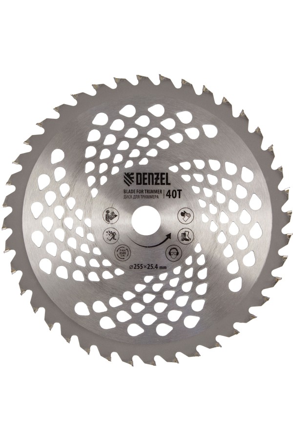 Триммер бензиновый DT 43, 43 см3, 2.5 л. с, неразъемная штанга, состоит из 2 частей Denzel