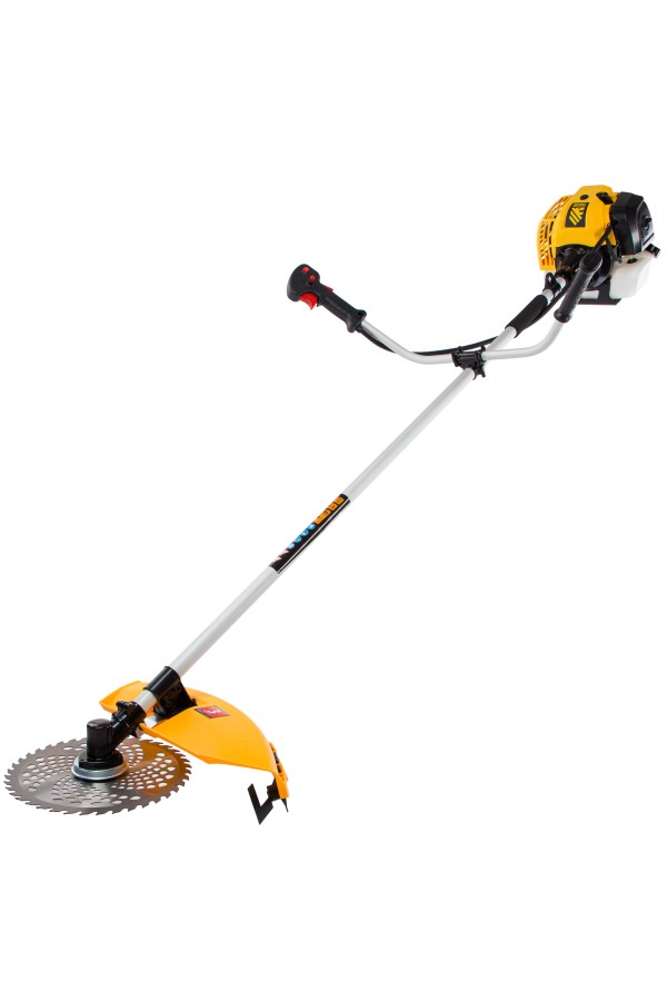 Триммер бензиновый DT 43, 43 см3, 2.5 л. с, неразъемная штанга, состоит из 2 частей Denzel