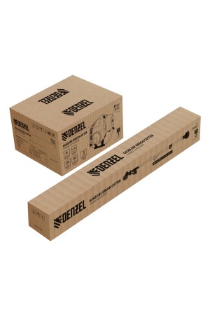 Триммер бензиновый DT 43S, 43 см3, 2.5 л. с, разъемная штанга, состоит из 2 частей Denzel