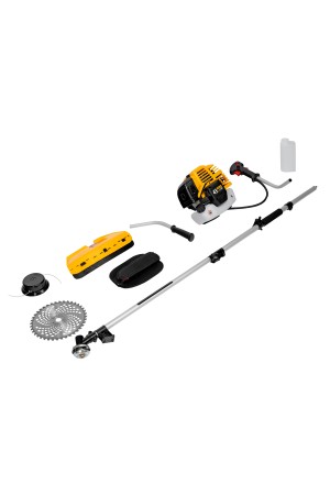 Триммер бензиновый DT 43S, 43 см3, 2.5 л. с, разъемная штанга, состоит из 2 частей Denzel