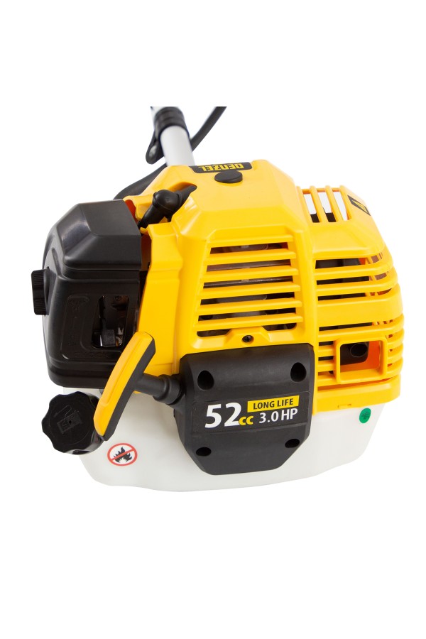 Триммер бензиновый DT 52S, 52 см3, 3 л. с, разъемная штанга, состоит из 2 частей Denzel