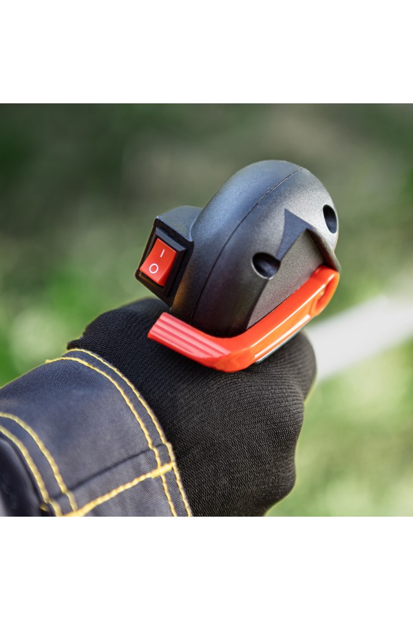 Триммер бензиновый DGT 330, 33 см3, 1.8 л. с, неразъемная штанга, состоит из 2 частей Denzel