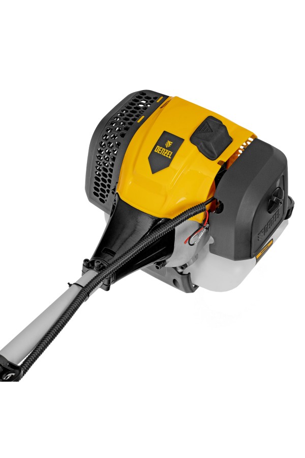 Триммер бензиновый DGT 520S, 52 см3, 3 л. с, разъемная штанга, состоит из 2 частей Denzel