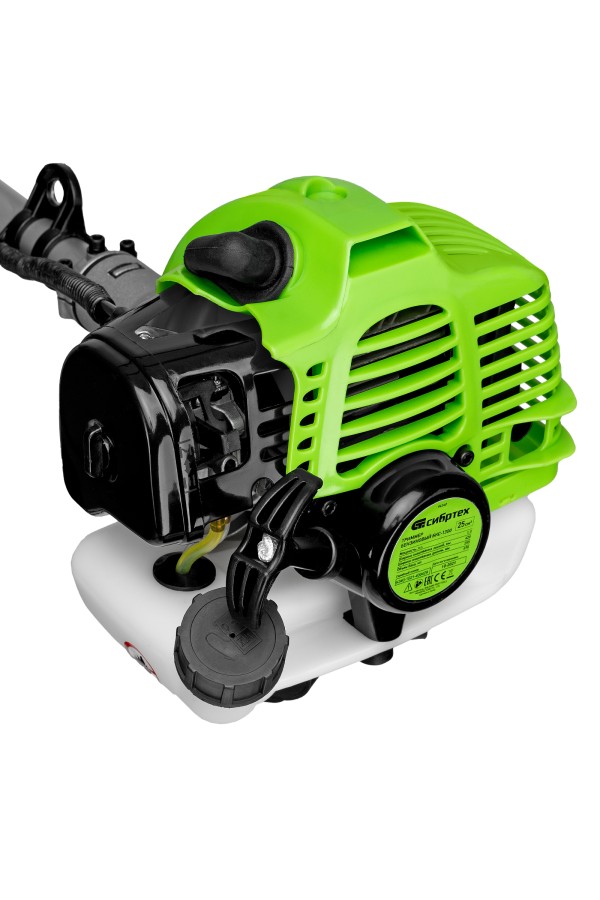 Триммер бензиновый БКС 1300, 25 см3, 1.3 л. с, неразъемная штанга, состоит из 2 частей Сибртех