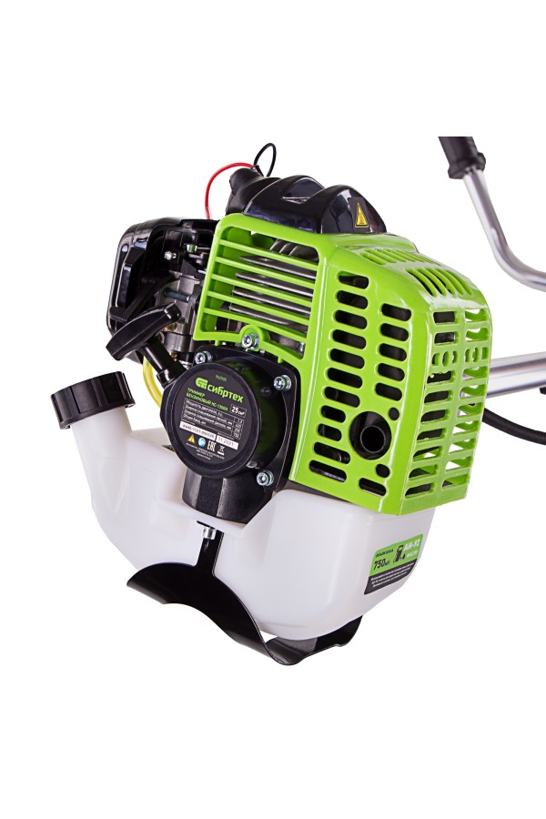 Триммер бензиновый КС-1300Н, 25 см3, неразъемная штанга, состоит из 2 частей Сибртех