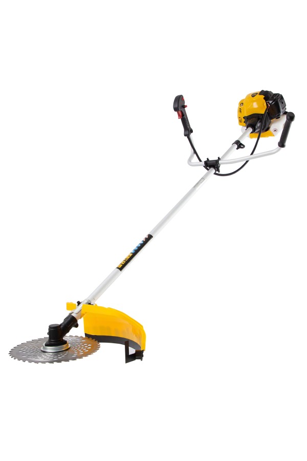 Триммер бензиновый DTL-33, 33 см3, неразъемная штанга Denzel