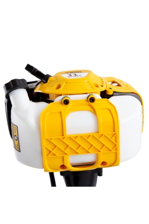 Триммер бензиновый DTL-33, 33 см3, неразъемная штанга Denzel