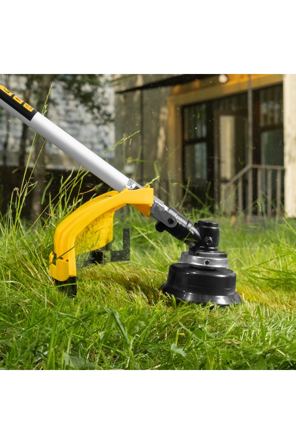 Триммер бензиновый DTL-33, 33 см3, неразъемная штанга Denzel