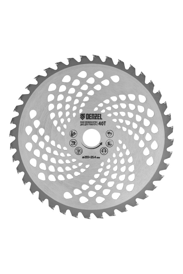 Триммер бензиновый DTL-43, 43 см3, неразъемная штанга, состоит из 2 частей Denzel