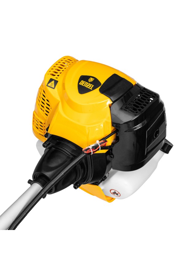 Триммер бензиновый DTL-43, 43 см3, неразъемная штанга, состоит из 2 частей Denzel