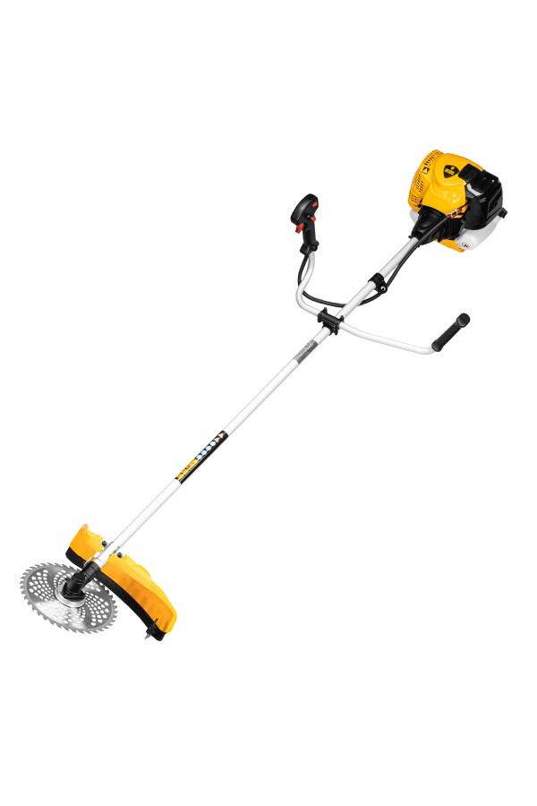 Триммер бензиновый DTL-43, 43 см3, неразъемная штанга, состоит из 2 частей Denzel