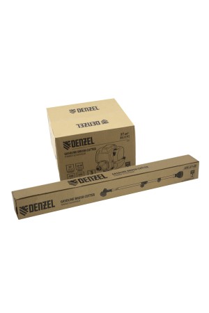 Триммер бензиновый DTL-43S, 43 см3, разъемная штанга, состоит из 2 частей Denzel