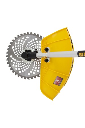 Триммер бензиновый DTL-52, 52 см3, неразъемная штанга, состоит из 2 частей Denzel