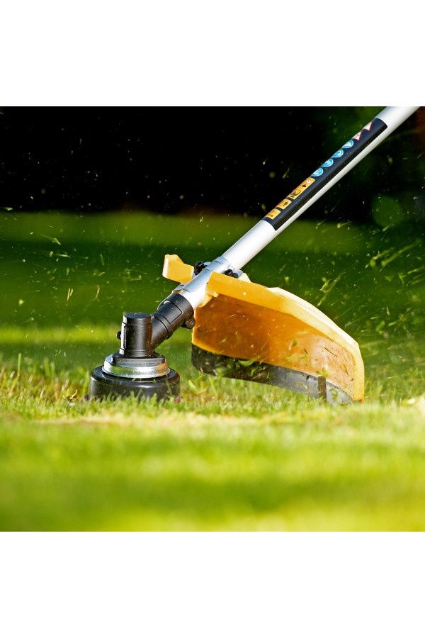 Триммер бензиновый DTL-52, 52 см3, неразъемная штанга, состоит из 2 частей Denzel