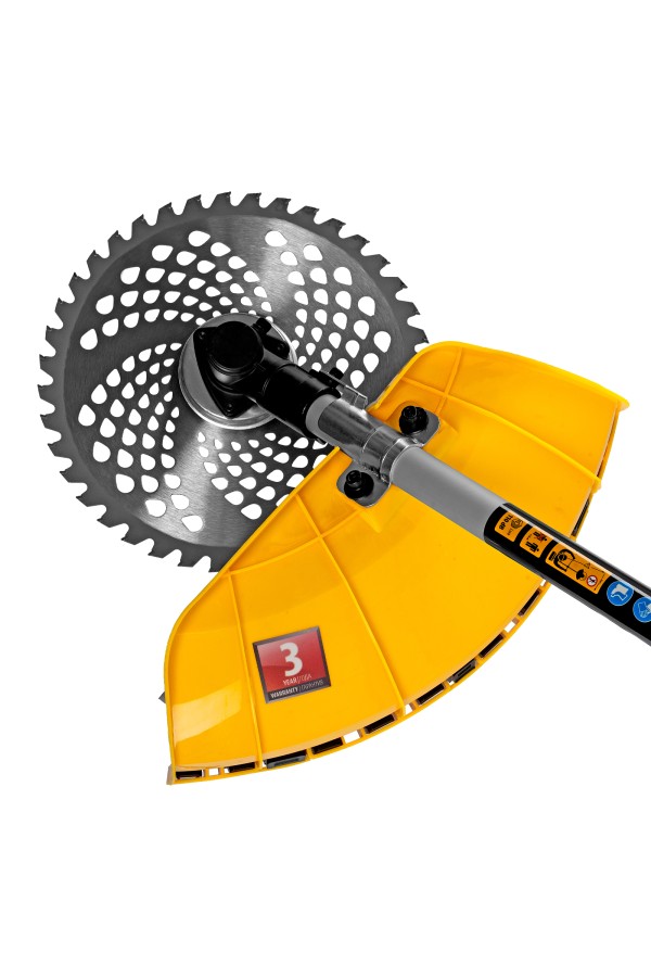 Триммер бензиновый DTL-52S, 52 см3, разъемная штанга, состоит из 2 частей Denzel