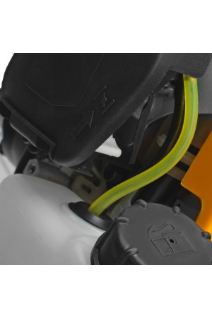 Триммер бензиновый DTL-37-4T, 4-тактный, 37 см3, неразъемная штанга, состоит из 2 частей Denzel