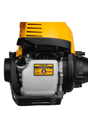 Триммер бензиновый DTL-37-4T, 4-тактный, 37 см3, неразъемная штанга, состоит из 2 частей Denzel