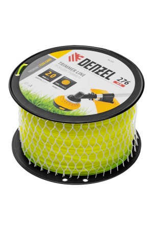 Леска для триммера круглая, 2,0мм х 276м, на DIN катушке FLEX CORD,  Denzel
