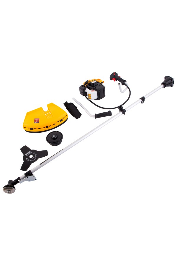 Триммер бензиновый DR-25, 25 см3, неразъемная штанга, состоит из 2 частей Denzel