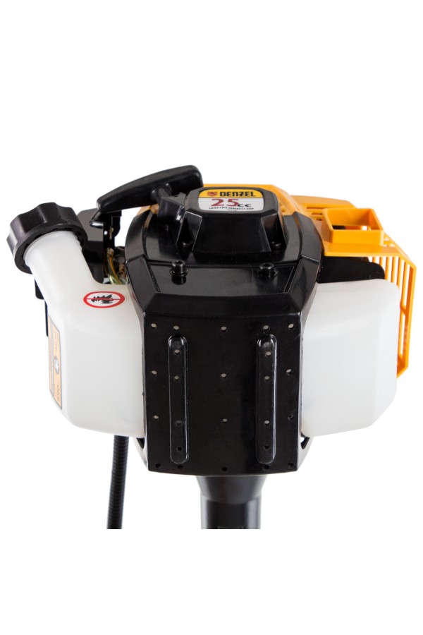 Триммер бензиновый DR-25, 25 см3, неразъемная штанга, состоит из 2 частей Denzel