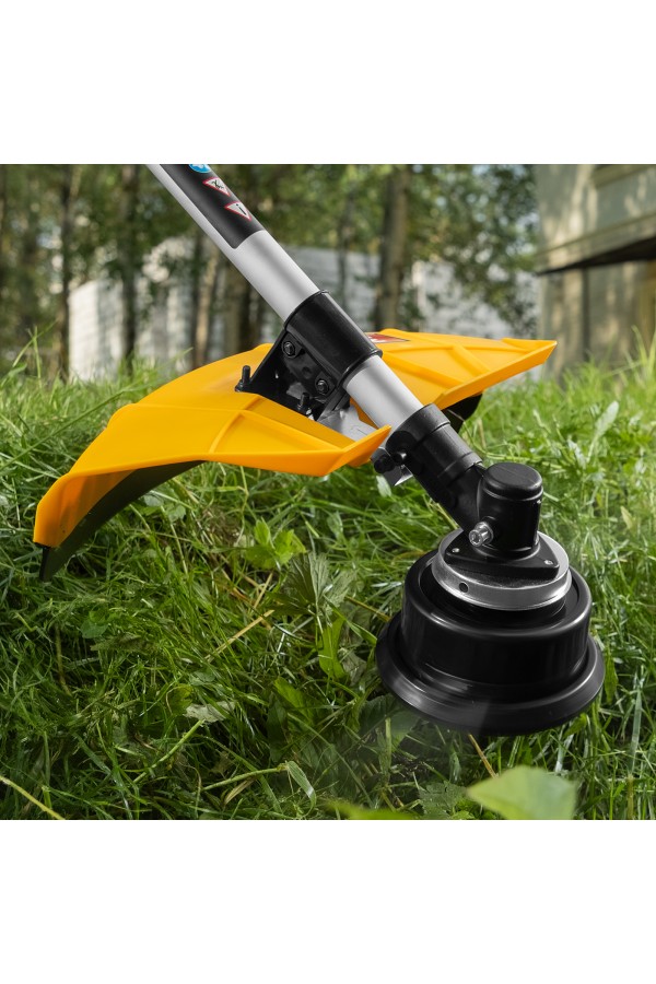 Триммер бензиновый DR-25, 25 см3, неразъемная штанга, состоит из 2 частей Denzel