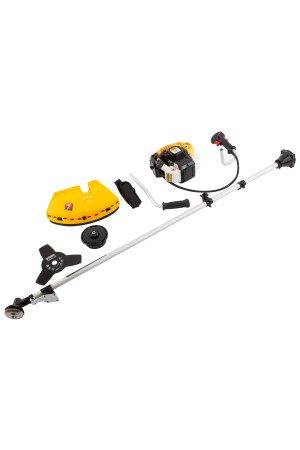 Триммер бензиновый DR-33, 33 см3, неразъемная штанга, состоит из 2 частей Denzel