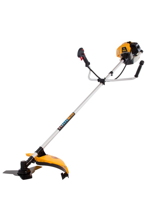 Триммер бензиновый DR-33, 33 см3, неразъемная штанга, состоит из 2 частей Denzel