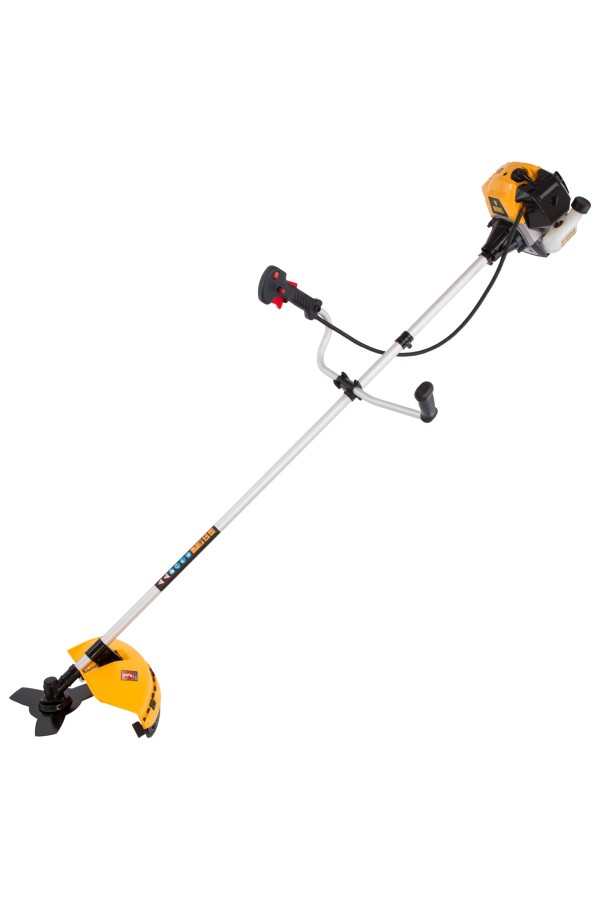 Триммер бензиновый DR-33, 33 см3, неразъемная штанга, состоит из 2 частей Denzel