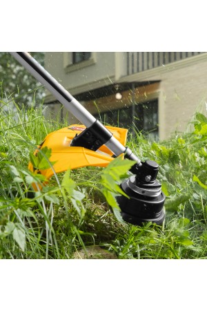 Триммер бензиновый DR-33S, 33 см3, разъемная штанга, состоит из 2 частей Denzel