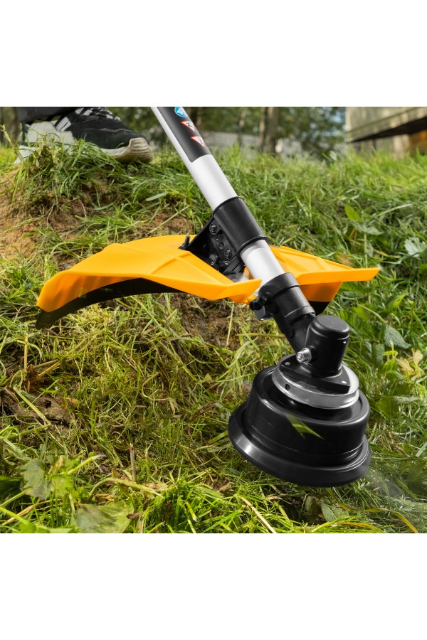 Триммер бензиновый DR-43, 43 см3, неразъемная штанга, состоит из 2 частей Denzel