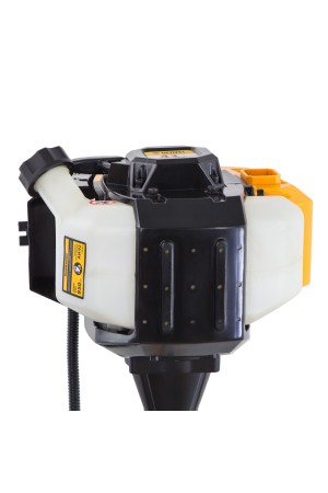 Триммер бензиновый DR-43, 43 см3, неразъемная штанга, состоит из 2 частей Denzel