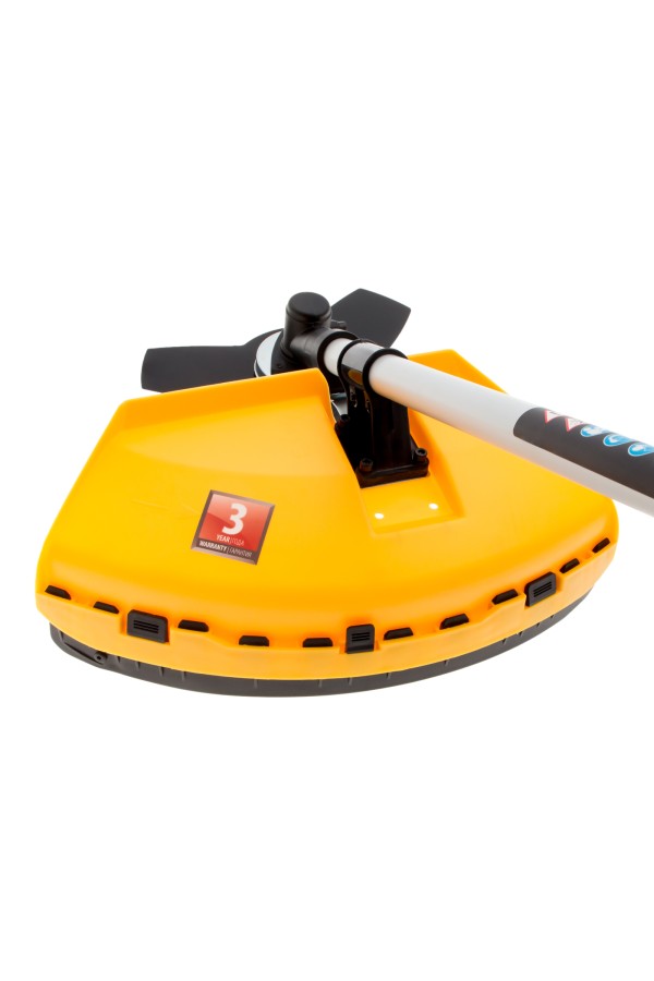 Триммер бензиновый DR-43, 43 см3, неразъемная штанга, состоит из 2 частей Denzel