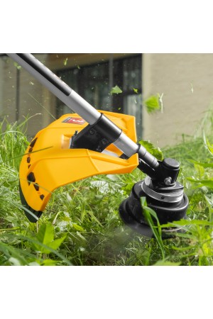 Триммер бензиновый DR-43, 43 см3, неразъемная штанга, состоит из 2 частей Denzel