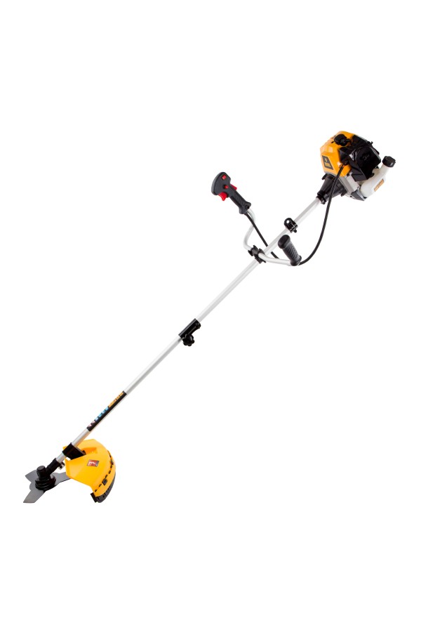 Триммер бензиновый DR-43S, 43 см3, разъемная штанга, состоит из 2 частей Denzel