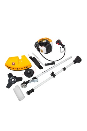 Триммер бензиновый DR-43S, 43 см3, разъемная штанга, состоит из 2 частей Denzel