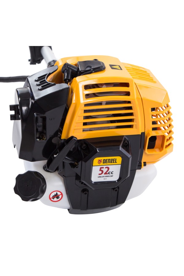 Триммер бензиновый DR-52, 52 см3, неразъемная штанга, состоит из 2 частей Denzel