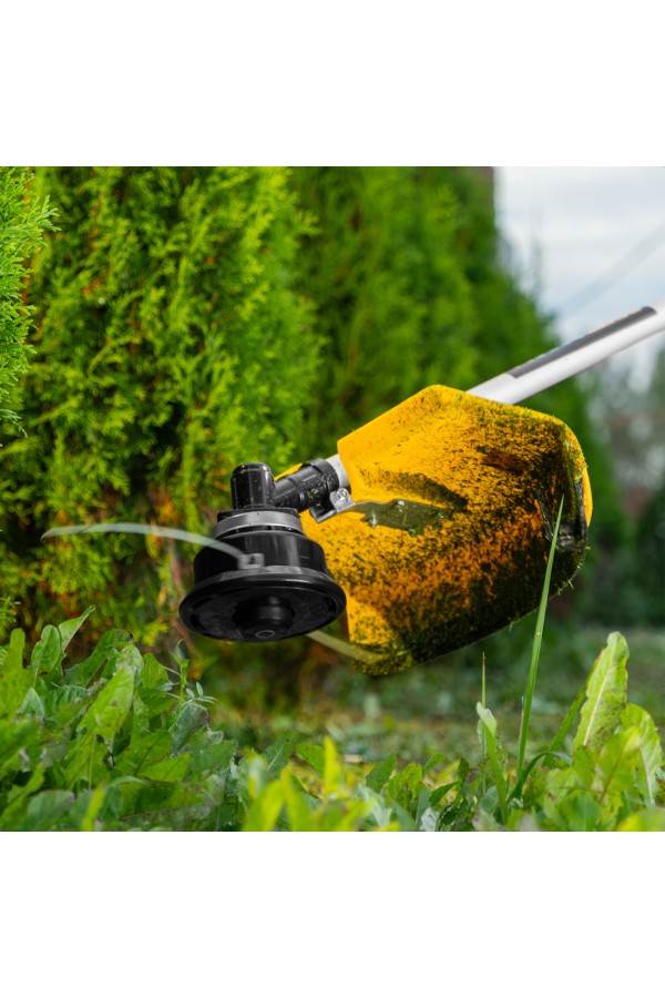 Триммер бензиновый DR-52S, 52 см3, разъемная штанга, состоит из 2 частей Denzel