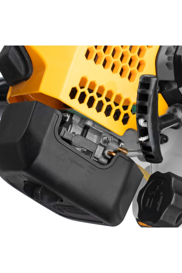 Триммер бензиновый DGT-52-PRO, анти-вибро, 52 см3, неразъем, состоит из 2 частей Denzel