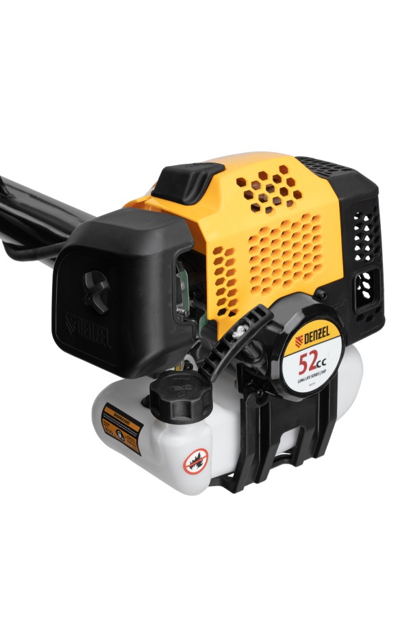 Триммер бензиновый DGT-52-PRO, анти-вибро, 52 см3, неразъем, состоит из 2 частей Denzel