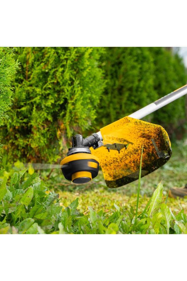 Триммер бензиновый DGT-52-PRO, анти-вибро, 52 см3, неразъем, состоит из 2 частей Denzel