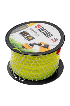 Леска для триммера круглая, 2,4мм х 192м, на DIN катушке FLEX CORD// Denzel