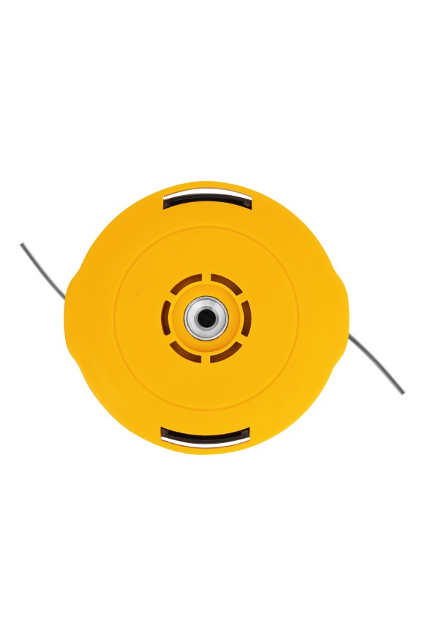 Катушка универсальная триммерная, гайка М8 х 1.25, гайка М10, винт М8-М10, левая резьба, шаг 1.25 мм Denzel