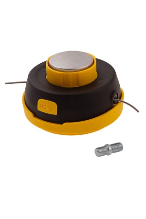 Катушка триммерная полуавтоматическая, легкая заправка лески, гайка M10x1.25, винт M10-M10, подшипник Denzel